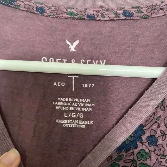 American Eagle soft & sexy printed muscle tank - Picture 2 of 5